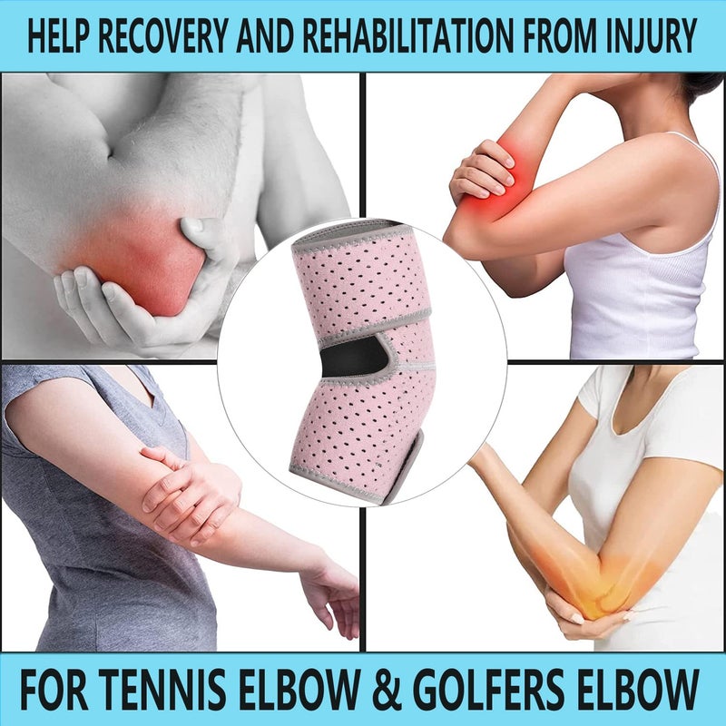 CINLITEK ‌ Adjustable Elbow Brace for Men & Women - Instant Pain Relief for Tennis Elbow, Golfer’s Elbow, Tendonitis & Arthritis - Advanced Support for Weightlifting, Gym, Sports Injury Recovery & Daily Use - Image 5
